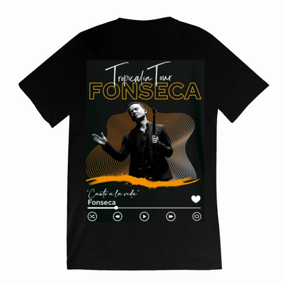 Playera | Negra | FONSECA | Canto a la vida |