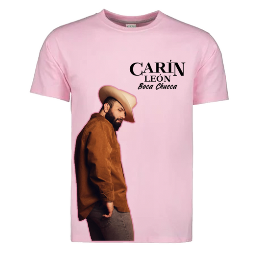 Playera | Rosa | Carín León | Boca Chueca |