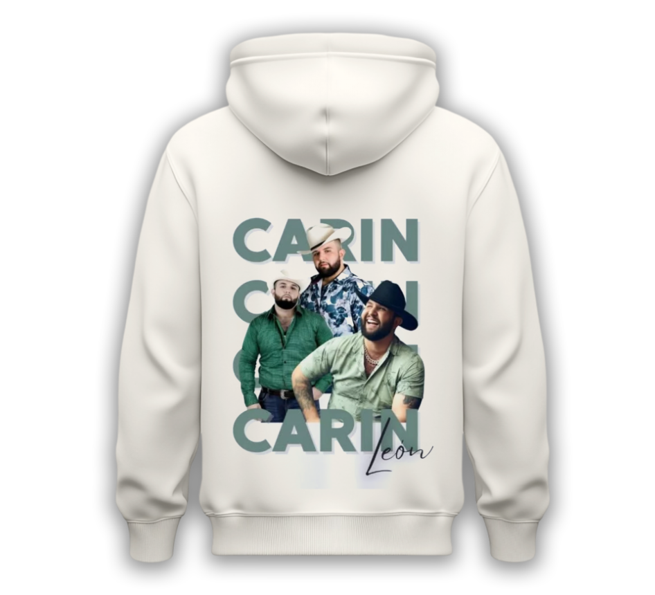 | Sudadera Blanca | Carín León | FOTOS |