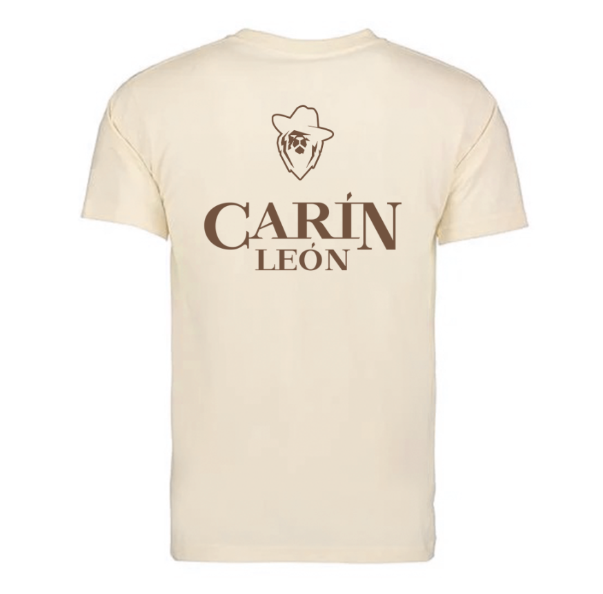 Playera | Beige | Carín León | Corazón |