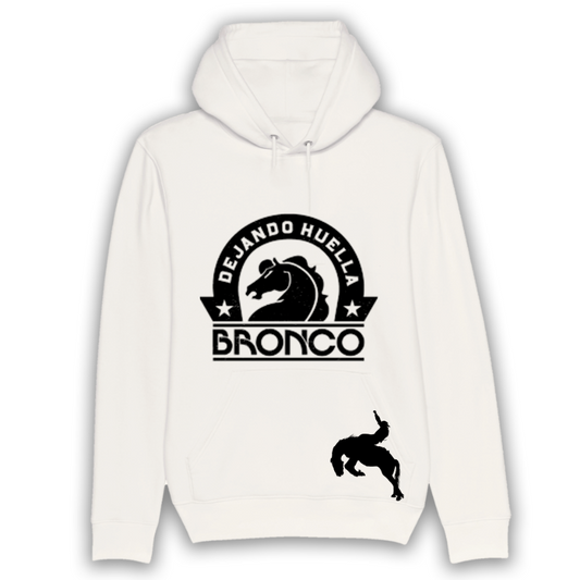 | Sudadera | Blanca | Bronco | Logo negro |
