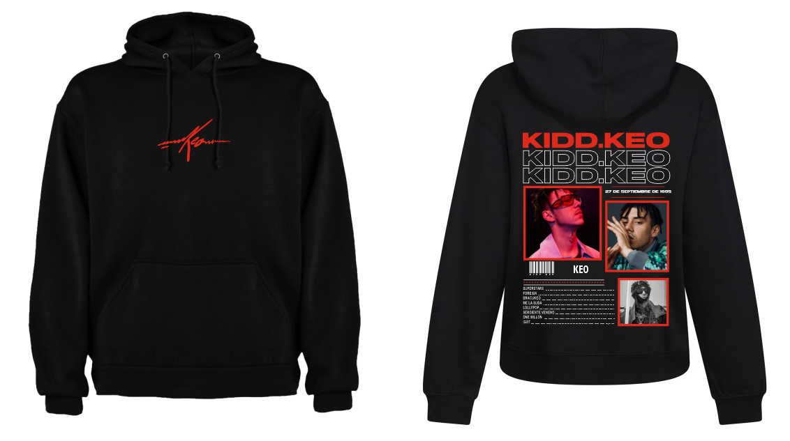 Sudadera | Negro | KIDD KEO