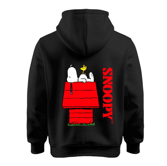 Sudadera Personalizada| Negro | Snoopy | Estrellitas