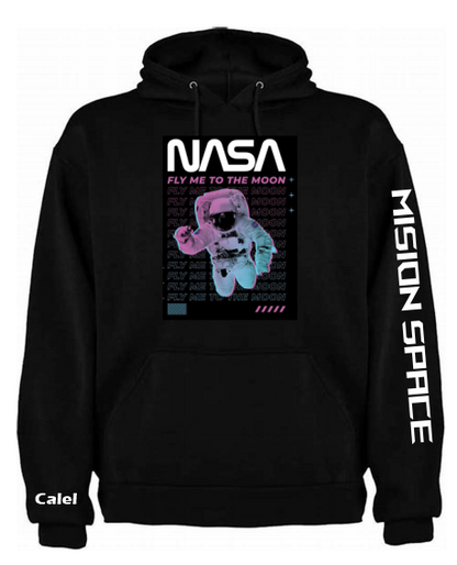 Sudadera NASA| Negro | Calel