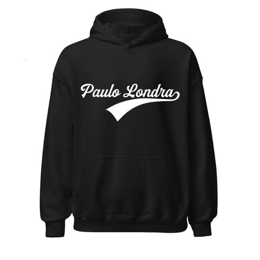| Sudadera Negra | Paulo Londra | solo LOGO |