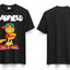 Playera | Negra | Garfield| Raper
