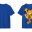 Playera | Azul nacional | Garfield| Rasgado