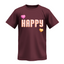 Playera | Vino Tinto | HBM | Happy Opción 2 |