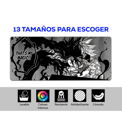 Mouse Pads Gamer |  Black Clover | Asta