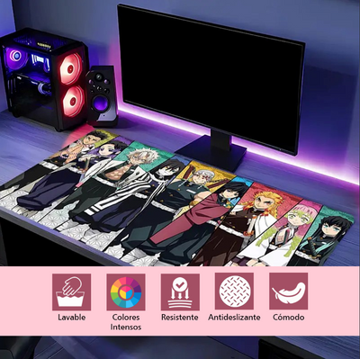 Mouse Pads Gamer |  Demon Slayer | Personajes