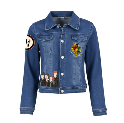 Chaqueta de lona | Mujer | Azul | Harry Potter |