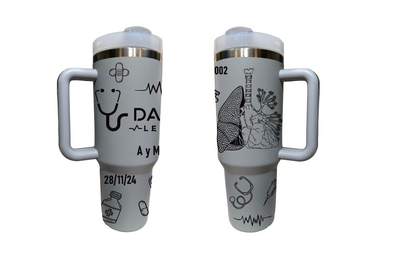 Vasos Térmico 1300ml | Gris claro | Enfermera
