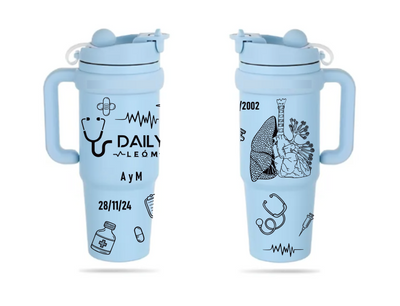 Vasos Térmico 900ml | Celeste claro | Enfermera