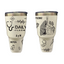Vasos Térmico 900ml | Crema y negro| Enfermera