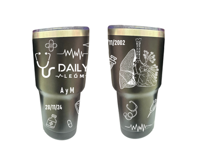Vasos Térmico 900ml | Negro | Enfermera