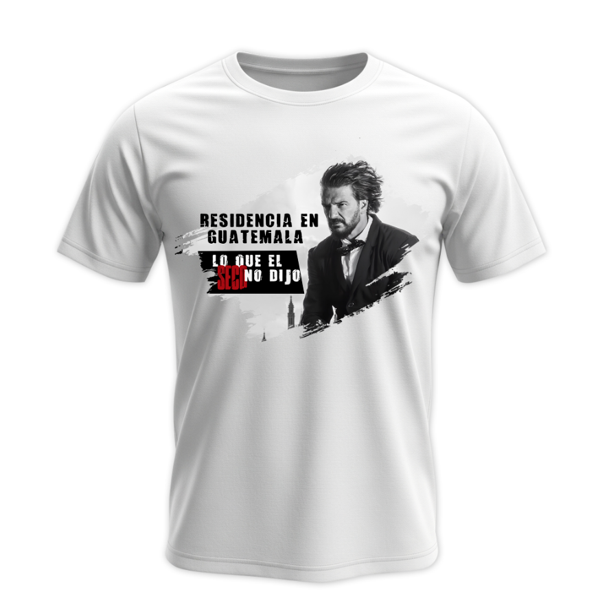 Playera | Blanca | Ricardo Arjona | Residencia en Guatemala Seco