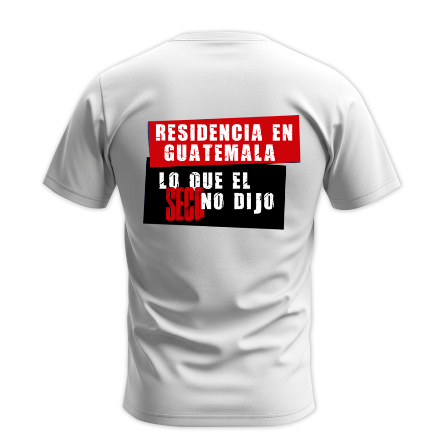 Playera | Blanca | Ricardo Arjona | Residencia en Guatemala Seco