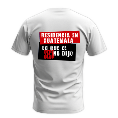 Playera | Blanca | Ricardo Arjona | Residencia en Guatemala Seco
