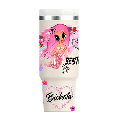 Vasos Térmico 1300ml | crema | Karol G | Bichota