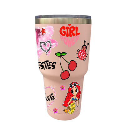 Vasos Térmico 900ml | Rosado | Karol G | Besties