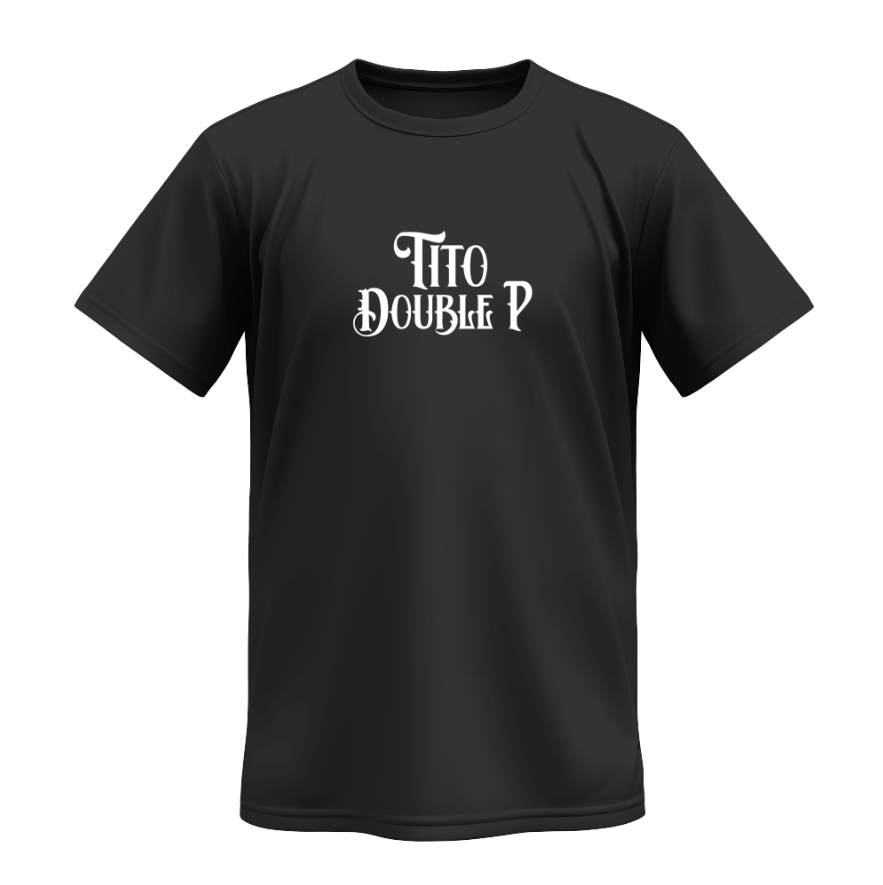 Playera | Negra | Tito Double P | Rosones