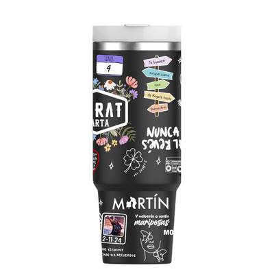 Vasos Térmico 1300ml | Negro | Morat | hechos de recuerdos