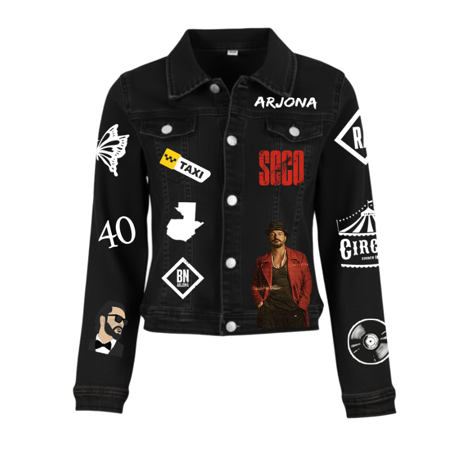 Chaqueta de lona | Negro | Ricardo Arjona | Seco