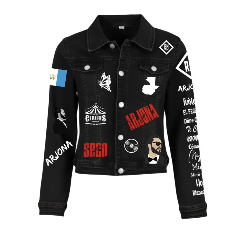 Chaqueta de lona | Negro | Ricardo Arjona | FUGURITAS