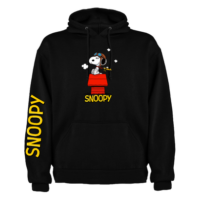 Sudadera| Negra | Snoopy| Diseño 1