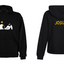 Sudadera| Negra | Snoopy| Diseño 3