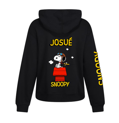 Sudadera| Negra | Snoopy| Diseño 5