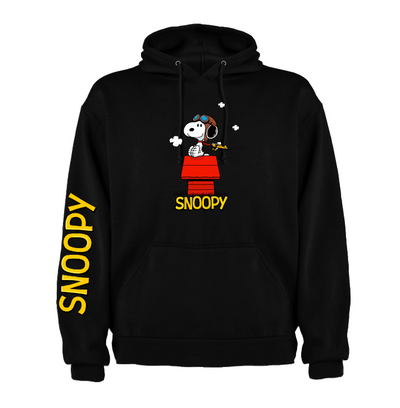 Sudadera| Negra | Snoopy| Diseño 4