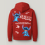 Sudadera| Roja| Stich| Personalizado