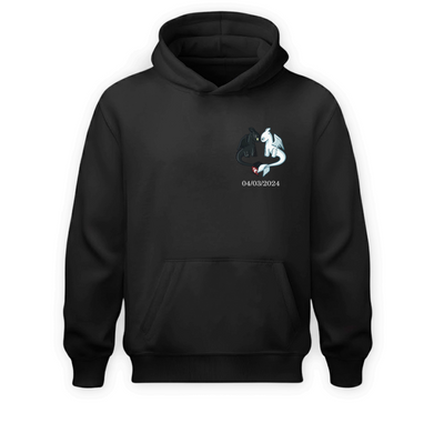 Sudadera | Negra | Furia Luminosa | Pareja