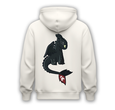 Sudadera | Blanca | Furia Nocturna | Pareja