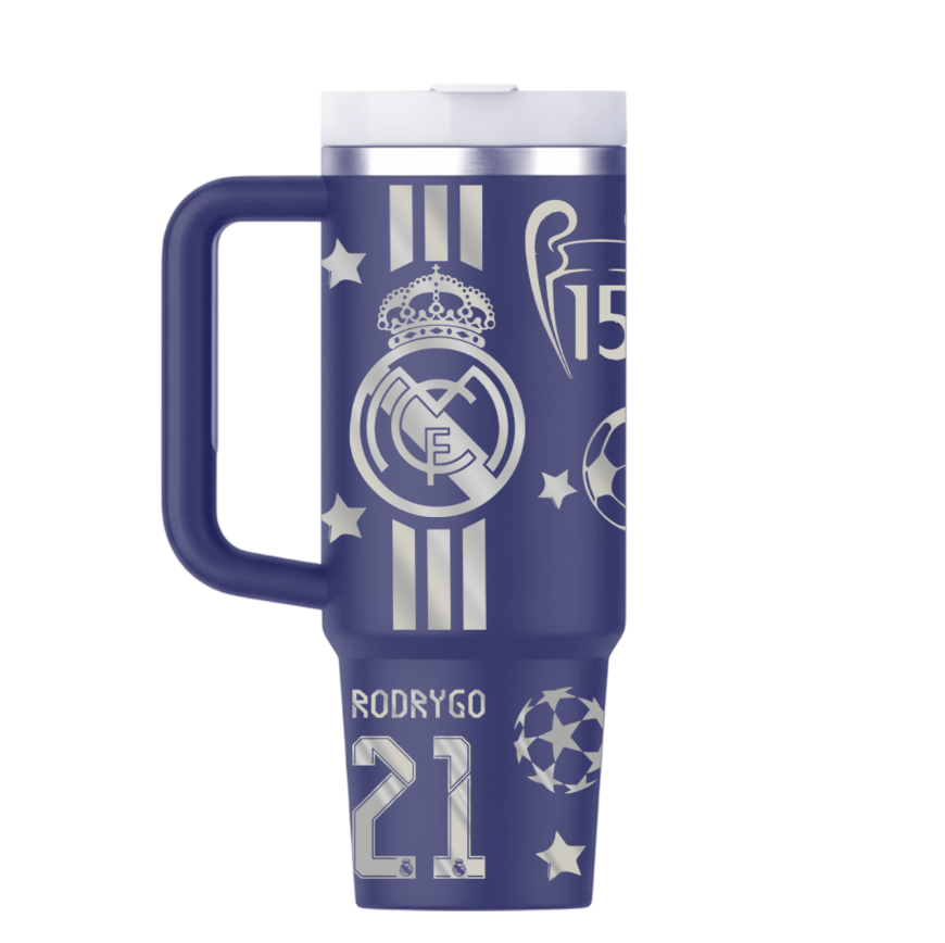 Vasos Térmico 1300ml | Azul Marino | Real Madrid | figuritas 2