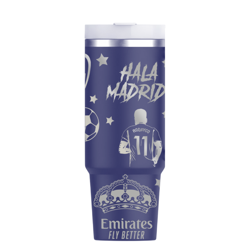 Vasos Térmico 1300ml | Azul Marino | Real Madrid | figuritas 2