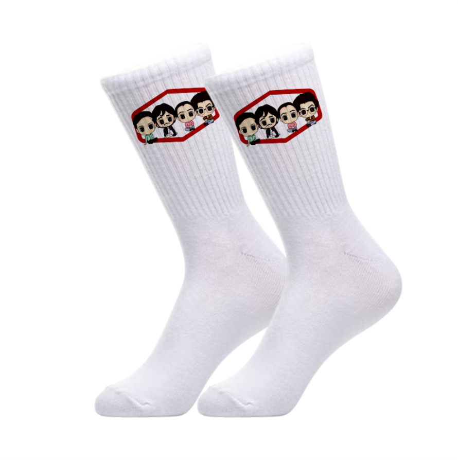 CALCETAS Personalizadas| Blancas | LOGO TIERNO