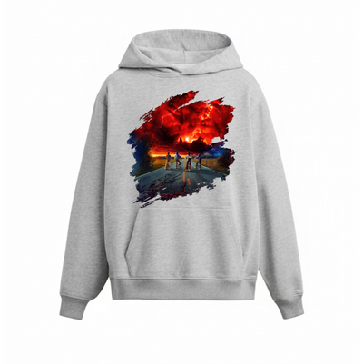 Sudadera | Gris | Stranger Things | FIGURITAS