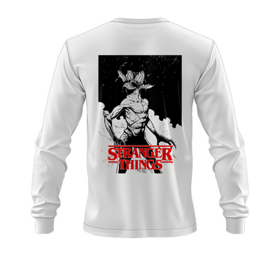 Playera | Blanca | Mangas | Stranger Things | MOM Things