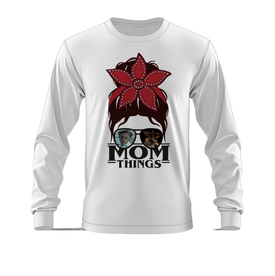 Playera | Blanca | Mangas | Stranger Things | MOM Things