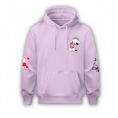 Sudadera | rosa | Snoppy | tierno