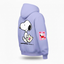 Sudadera | Lila | Snoppy | Feliz