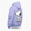 Sudadera | Lila | Snoppy | Feliz