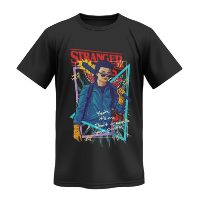 Playera | Negra | Stranger Things | S'TEVES | Mike