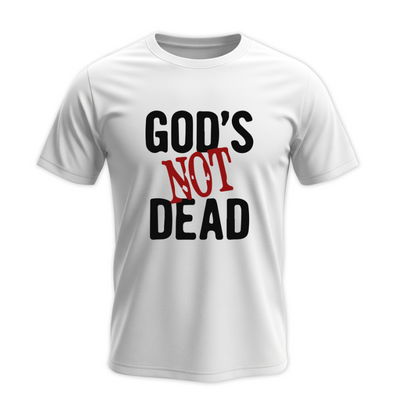 Playera | Blanca | God's not dead
