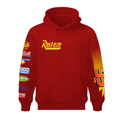 Sudadera | Roja | Rayo McQueen | logos