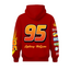 Sudadera | Roja | Rayo McQueen | logos