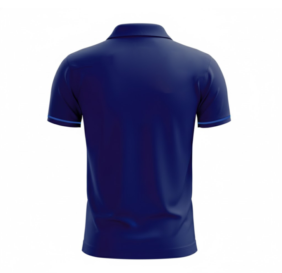 Polo Personalizada | Azul marino | franjas azul nacional | CrediRural