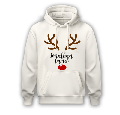 Sudadera | Blanca | Reno | Jonathan David